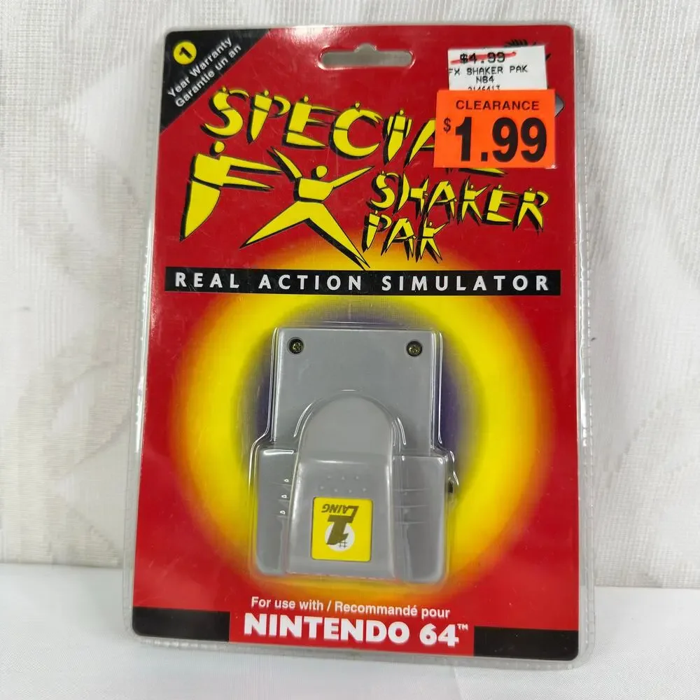 Nintendo 64 Laing Special FX Shaker Pak Real Action Simulator No.‎ 272 New